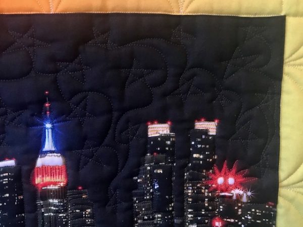 NYC wallhanging sky close up, by Marijke Vroomen Durning, MyCreativeQuilts.com