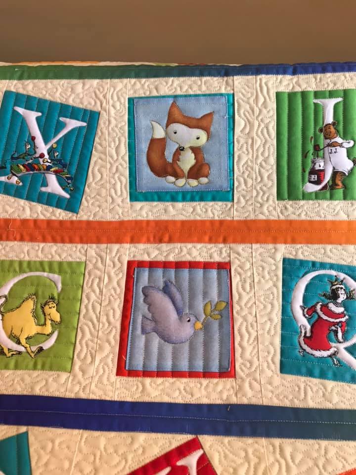 Dr. Seuss baby quilt