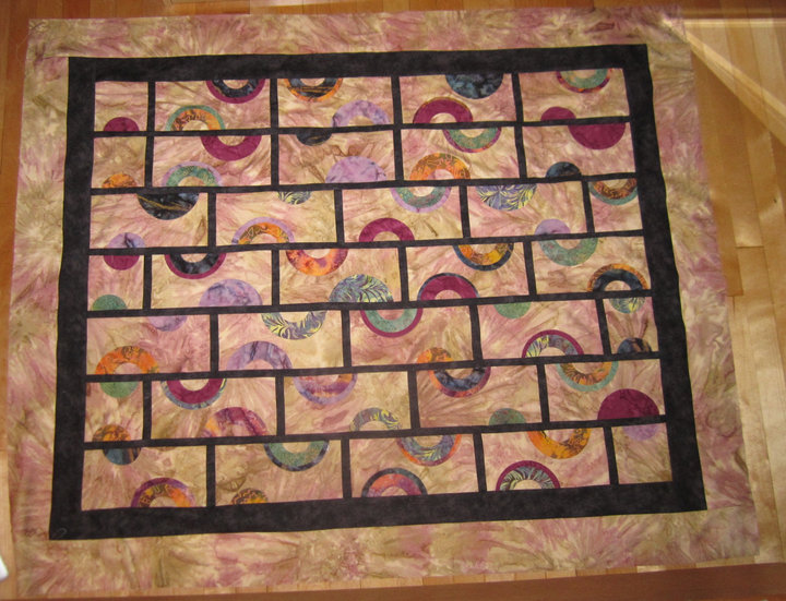 Express yourself: This modern style quilt was for my brother-in-law