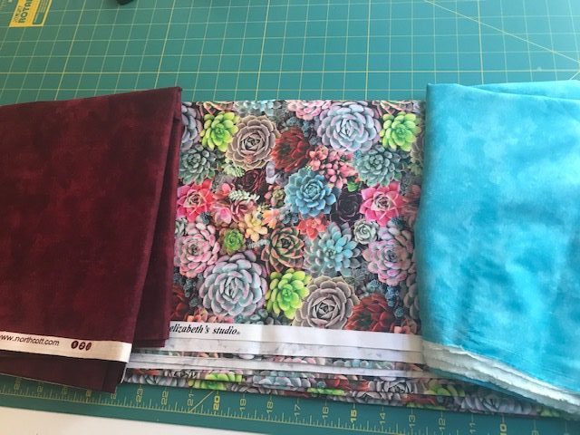 Fabric for double irish chain wedding quilt