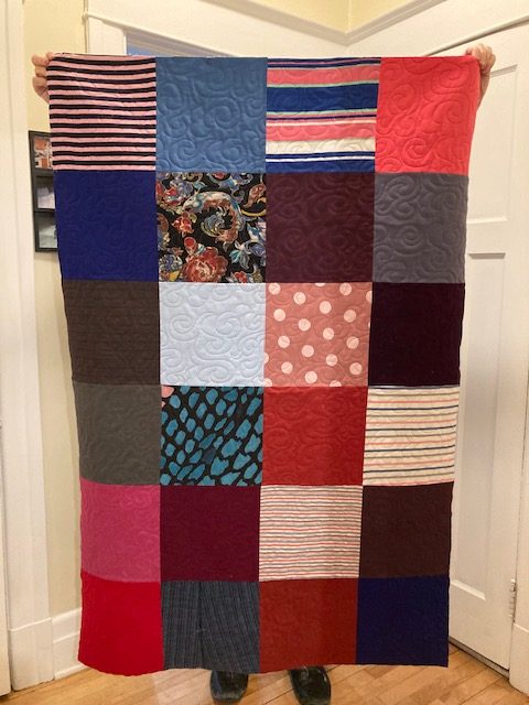 First memory quilt top finished