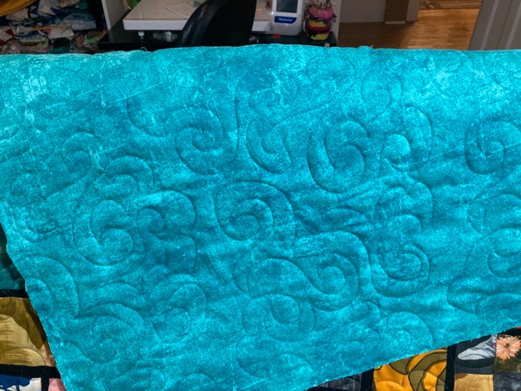 New backing for the new old quilt